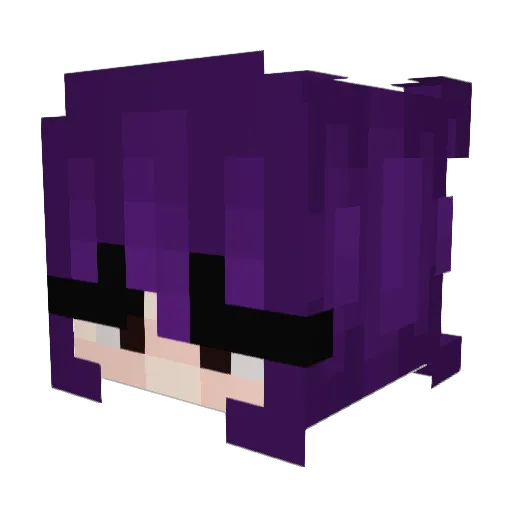 probably_tea Minecraft avatar head, 3D render