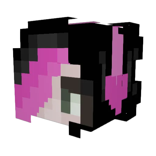 probablyinhell Minecraft avatar head, 3D render