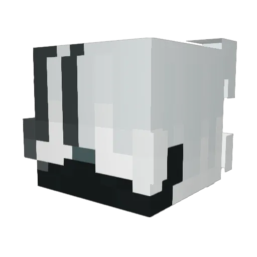 probablynemo Minecraft avatar head, 3D render