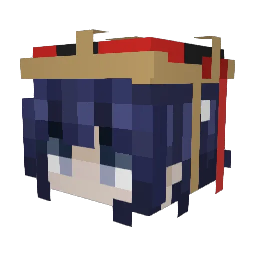 probablynotjamie Minecraft avatar head, 3D render