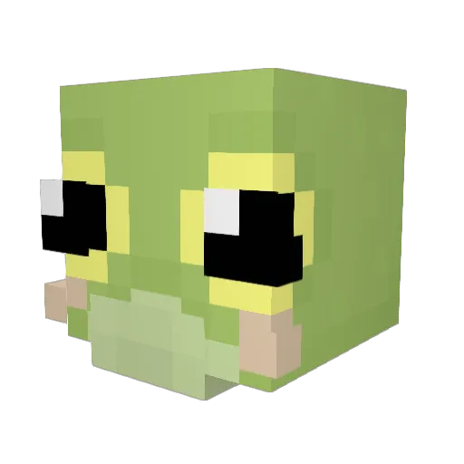 probablytaylors Minecraft avatar head, 3D render