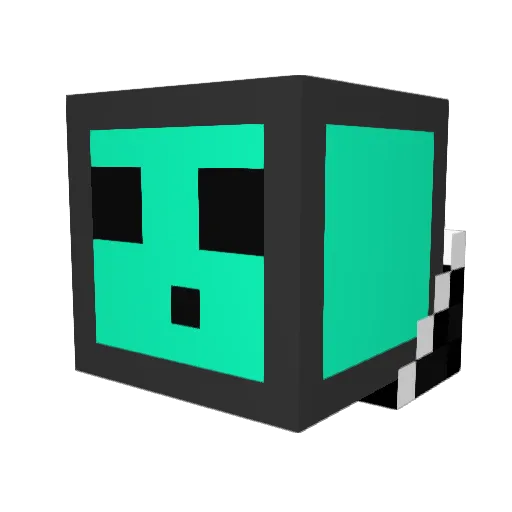 probin00 Minecraft avatar head, 3D render