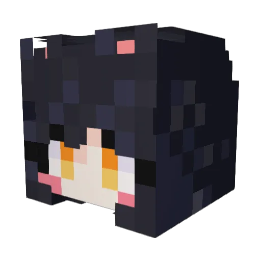 problem3715 Minecraft avatar head, 3D render