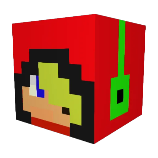problemchild9887 Minecraft avatar head, 3D render