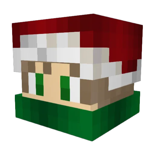 probog210 Minecraft avatar head, 3D render