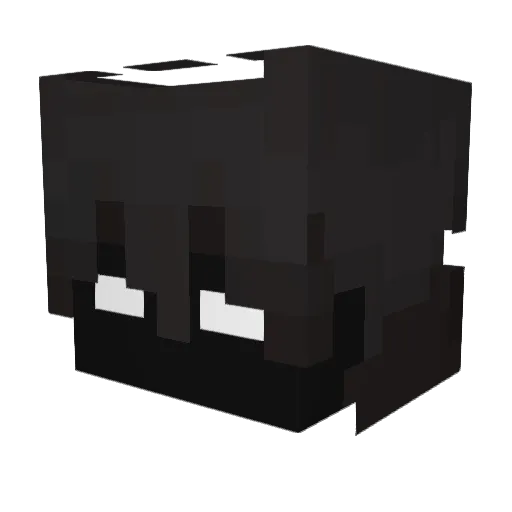 prococo Minecraft avatar head, 3D render