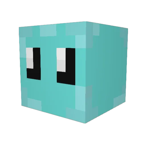 prodavec17 Minecraft avatar head, 3D render