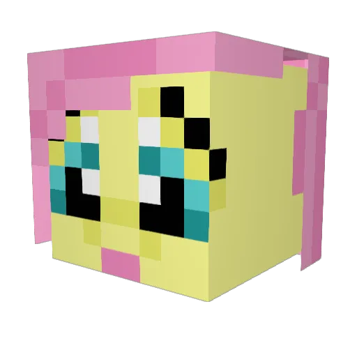 prof_nova Minecraft avatar head, 3D render