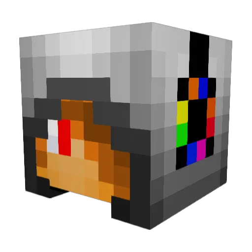 professor514 Minecraft avatar head, 3D render