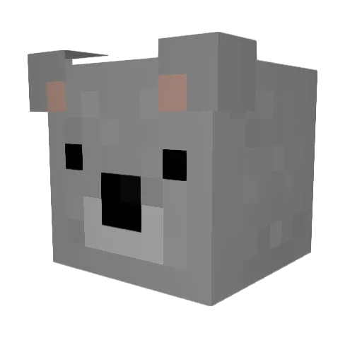 profwumbo Minecraft avatar head, 3D render