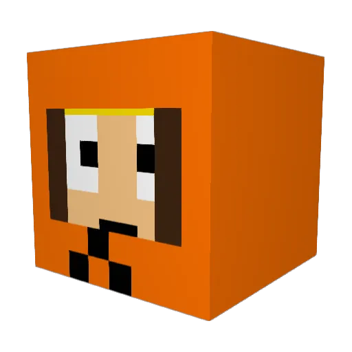 progamerkun Minecraft avatar head, 3D render
