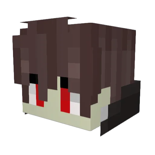 progaming3166 Minecraft avatar head, 3D render