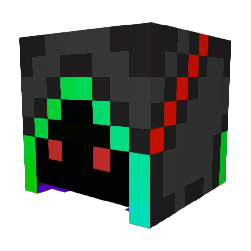 programmer13ee Minecraft avatar head, 3D render