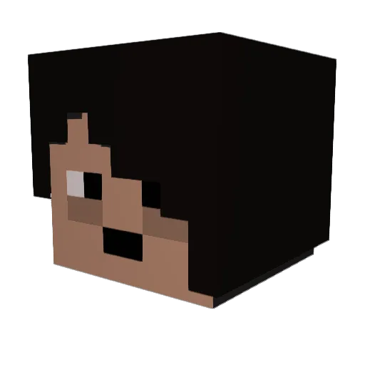 progres134 Minecraft avatar head, 3D render