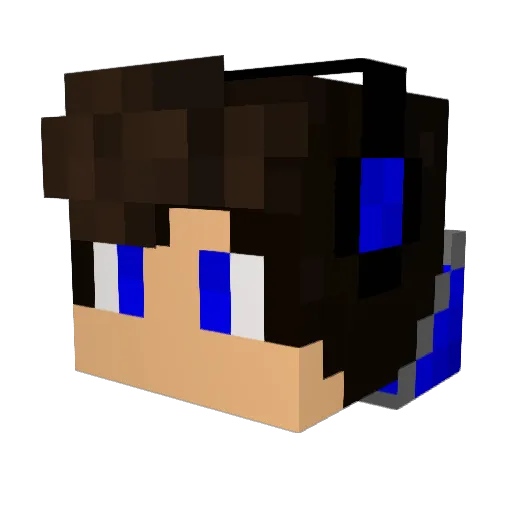 prohelper Minecraft avatar head, 3D render