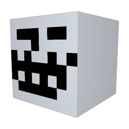 proilkan Minecraft avatar head, 3D render