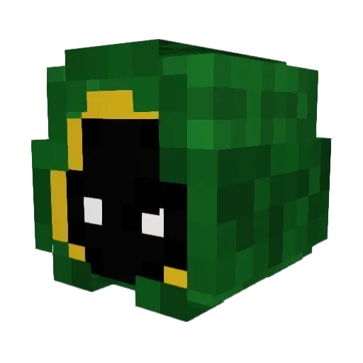 project_scarab Minecraft avatar head, 3D render