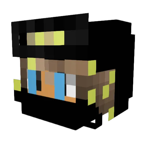 projectone48 Minecraft avatar head, 3D render