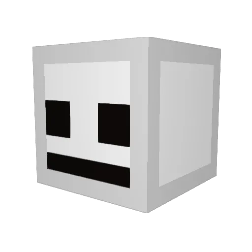 projectsyth Minecraft avatar head, 3D render