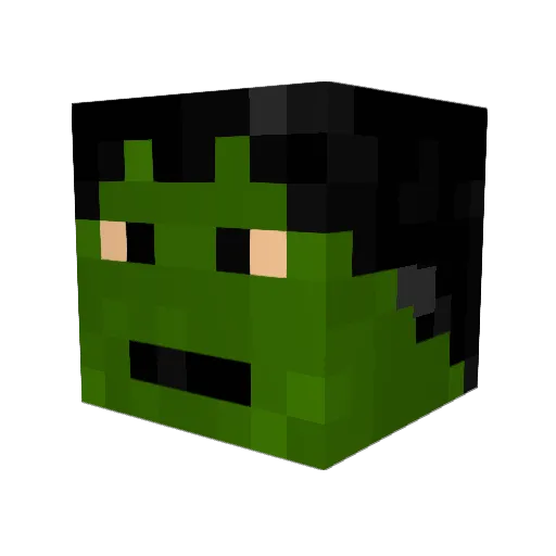 projoeee Minecraft avatar head, 3D render