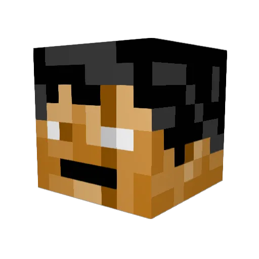 prokimon51 Minecraft avatar head, 3D render