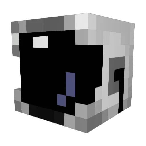 prom554 Minecraft avatar head, 3D render