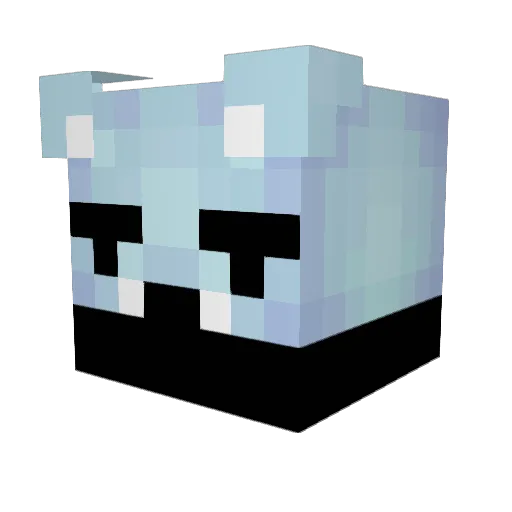 proman0159 Minecraft avatar head, 3D render