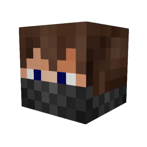 promark9753101 Minecraft avatar head, 3D render