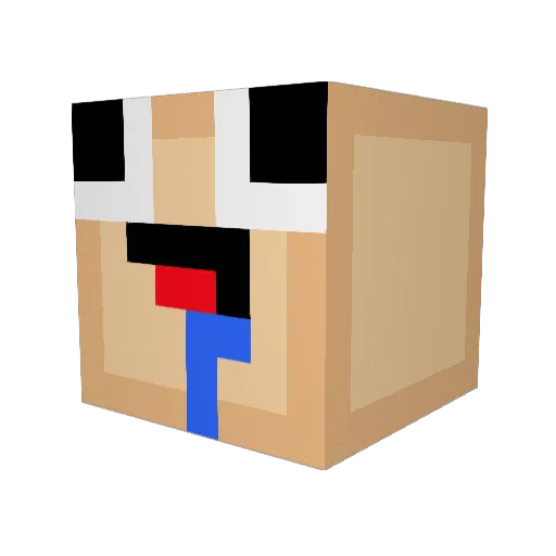 promaster5 Minecraft avatar head, 3D render