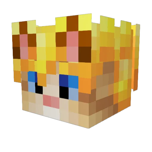 prominer776 Minecraft avatar head, 3D render