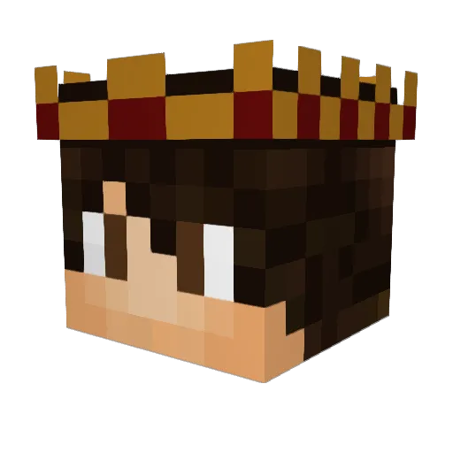 prominer_Jones Minecraft avatar head, 3D render