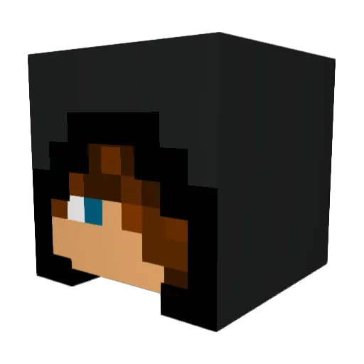 promobile Minecraft avatar head, 3D render