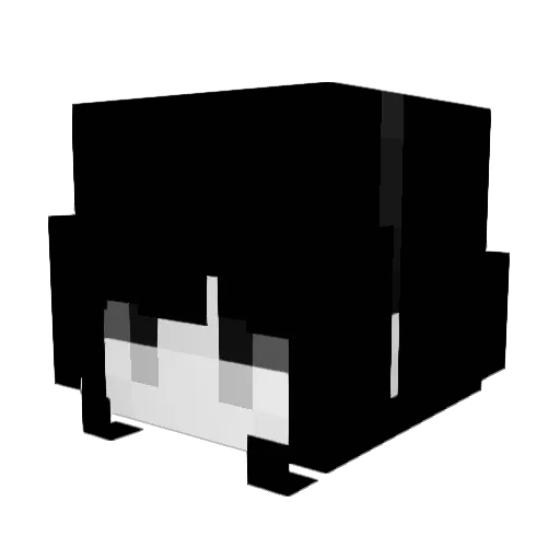 promsong Minecraft avatar head, 3D render