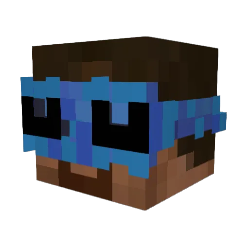 pronexxion Minecraft avatar head, 3D render