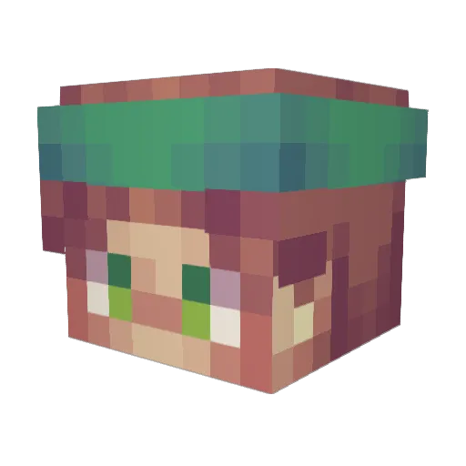 proofixx Minecraft avatar head, 3D render