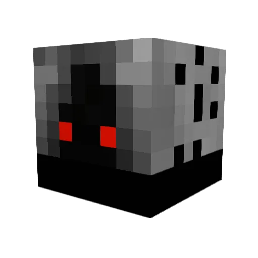 proofminecraft Minecraft avatar head, 3D render