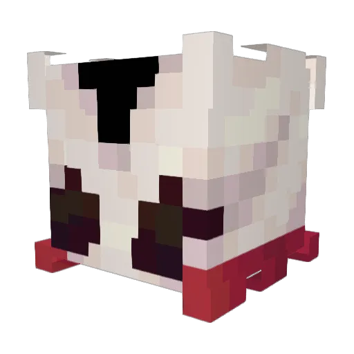 propcs Minecraft avatar head, 3D render