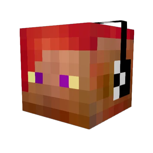 prophet55 Minecraft avatar head, 3D render