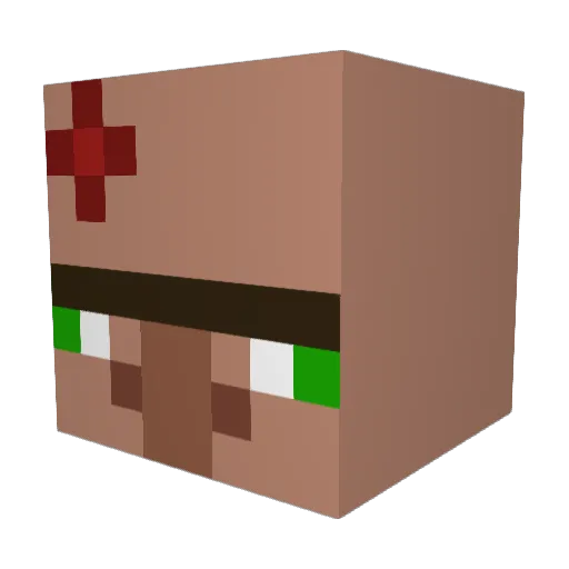 proplayer_68 Minecraft avatar head, 3D render