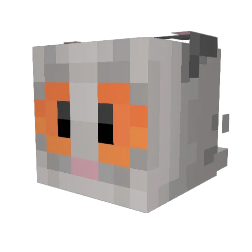 propppplay Minecraft avatar head, 3D render