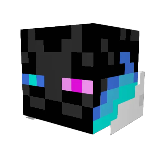 proppy Minecraft avatar head, 3D render
