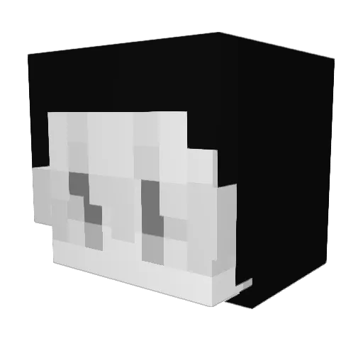 propvp67 Minecraft avatar head, 3D render