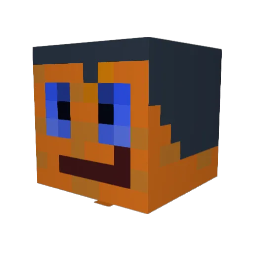 proscha Minecraft avatar head, 3D render