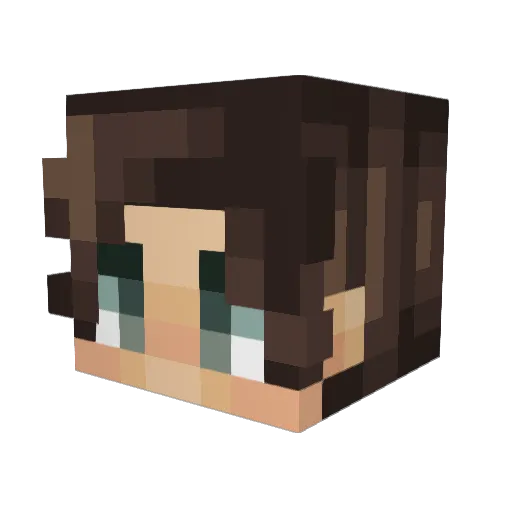 proscout100 Minecraft avatar head, 3D render