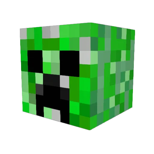 prosg Minecraft avatar head, 3D render