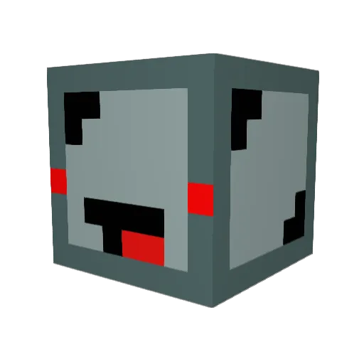 protem3 Minecraft avatar head, 3D render