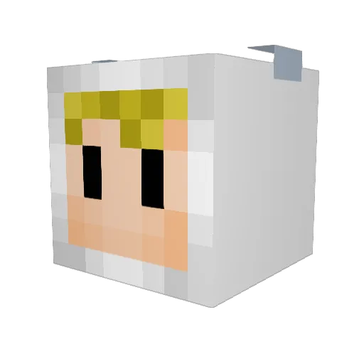 prototank2013 Minecraft avatar head, 3D render