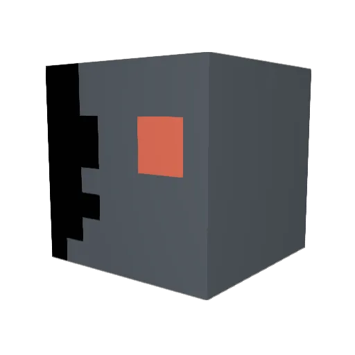 prototype115305 Minecraft avatar head, 3D render