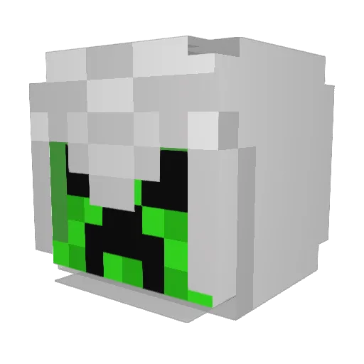 prototypz Minecraft avatar head, 3D render