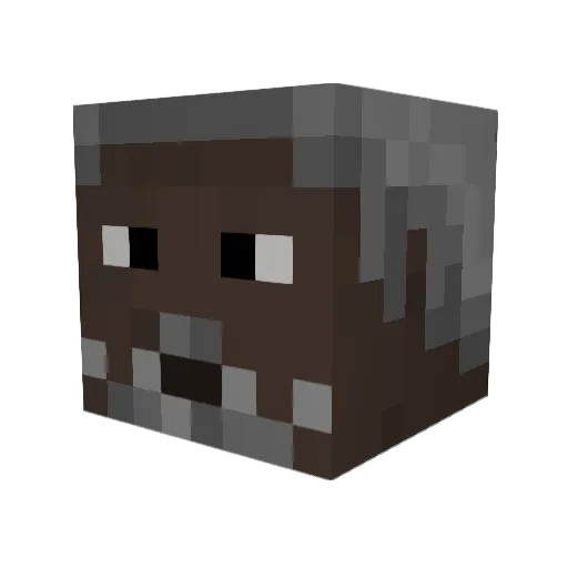 prouting123 Minecraft avatar head, 3D render